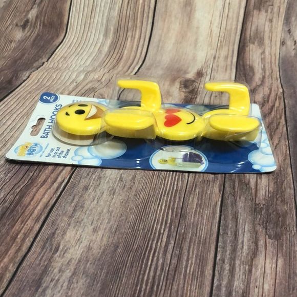 NWT Emoji bath hooks- 2 pack - Picture 6 of 7